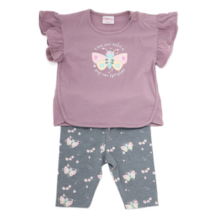 Kids' Long-Sleeve Top and Leggings Set