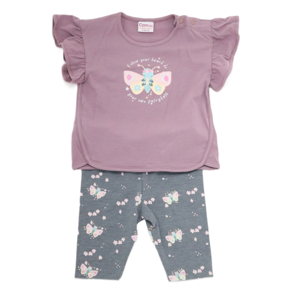 Kids' Long-Sleeve Top and Leggings Set