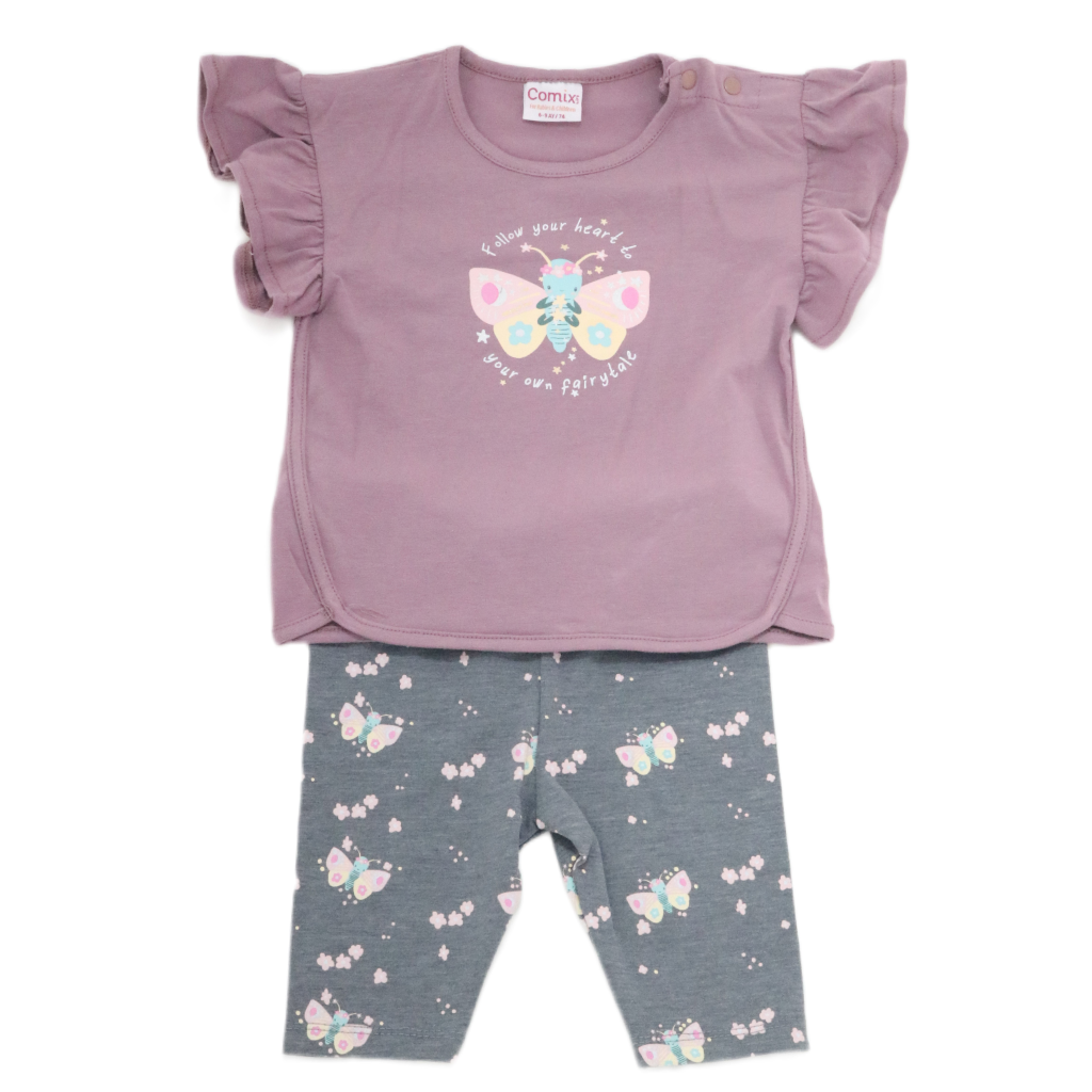 Kids' Long-Sleeve Top and Leggings Set