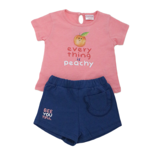 Baby Girls' Graphic T-Shirt and Shorts Set