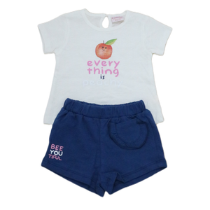 Baby Girls' Graphic T-Shirt and Shorts Set