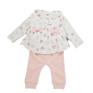 Blush Heart 3-Piece Baby Set