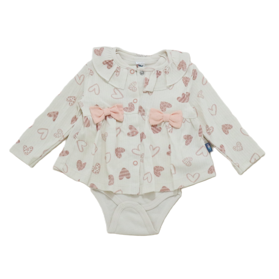 Blush Heart 3-Piece Baby Set