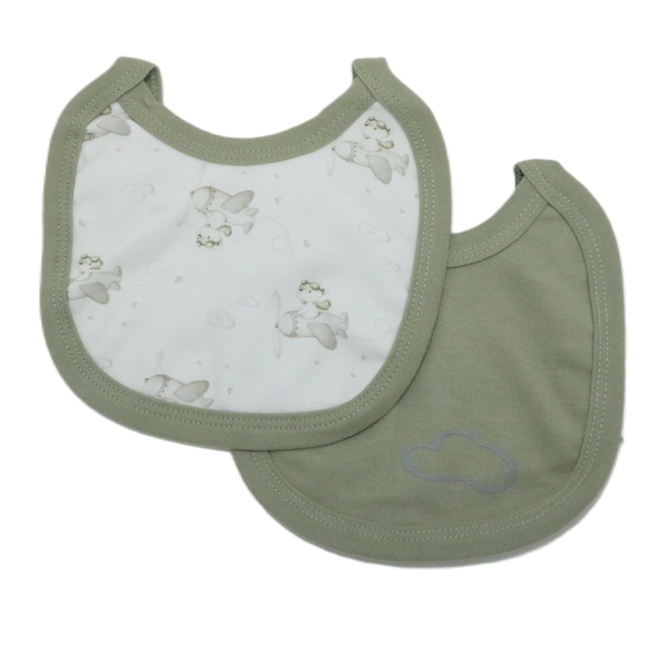 Baby Bibs 2-Pack – Soft & Absorbent