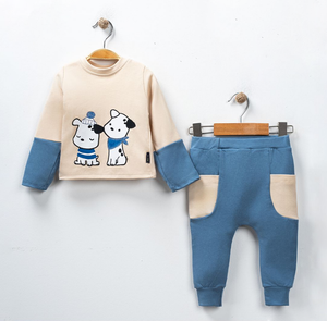 Set Baby Long-Sleeved Top & Pant