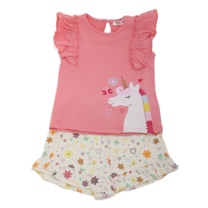 Baby Girls' Ruffle Top and Leggings Set