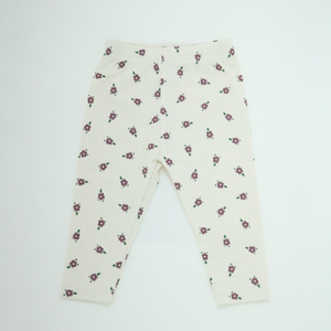 Mauve Floral Detail Baby Outfit