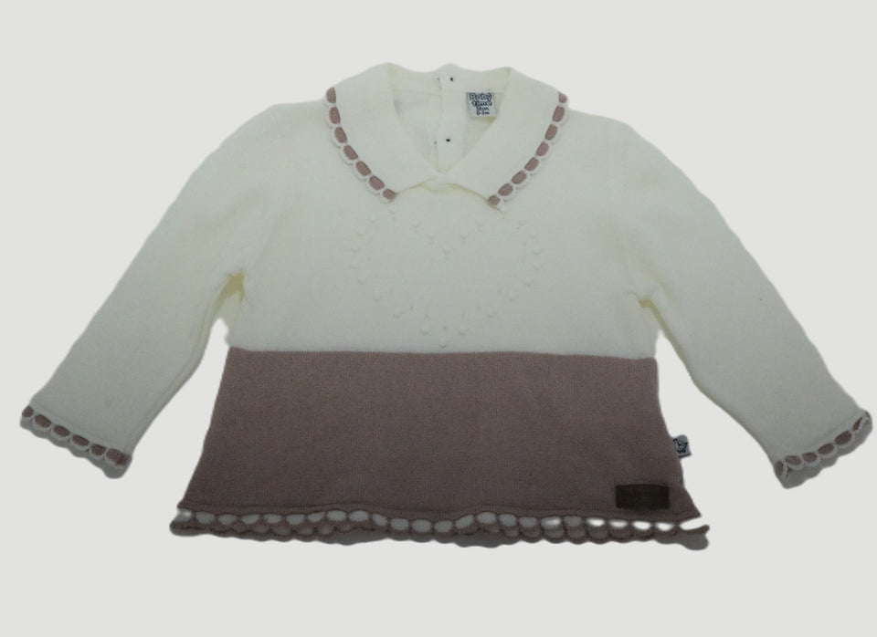 Cozy Knit Baby Set – 3-Piece Outfit with Hat