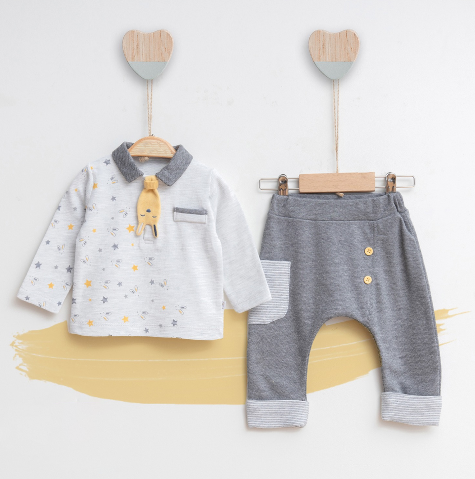 Cozy & Chic Long-Sleeved Top + Pant Set