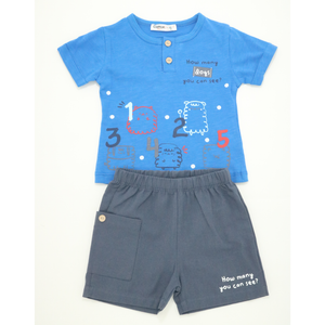 Monster Count Fun Boys'  Summer Set – 2 Pieces