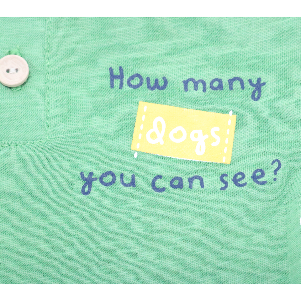 Monster Count Fun Boys' Cotton Summer Set – 2 Pieces