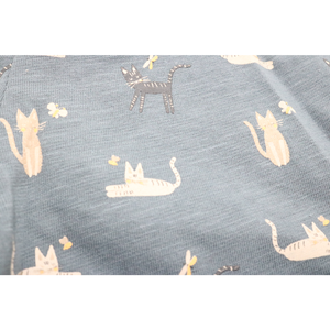 Tardes de Siesta" Cat Print Summer Set