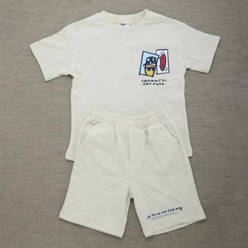 Kids' Graphic T-Shirt and Shorts Set