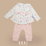 Blush Heart 3-Piece Baby Set