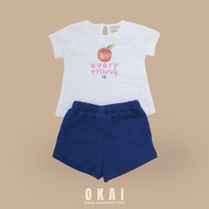 Baby Girls' Graphic T-Shirt and Shorts Set
