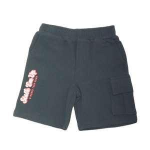 Graphic Tee and Cargo Shorts Set