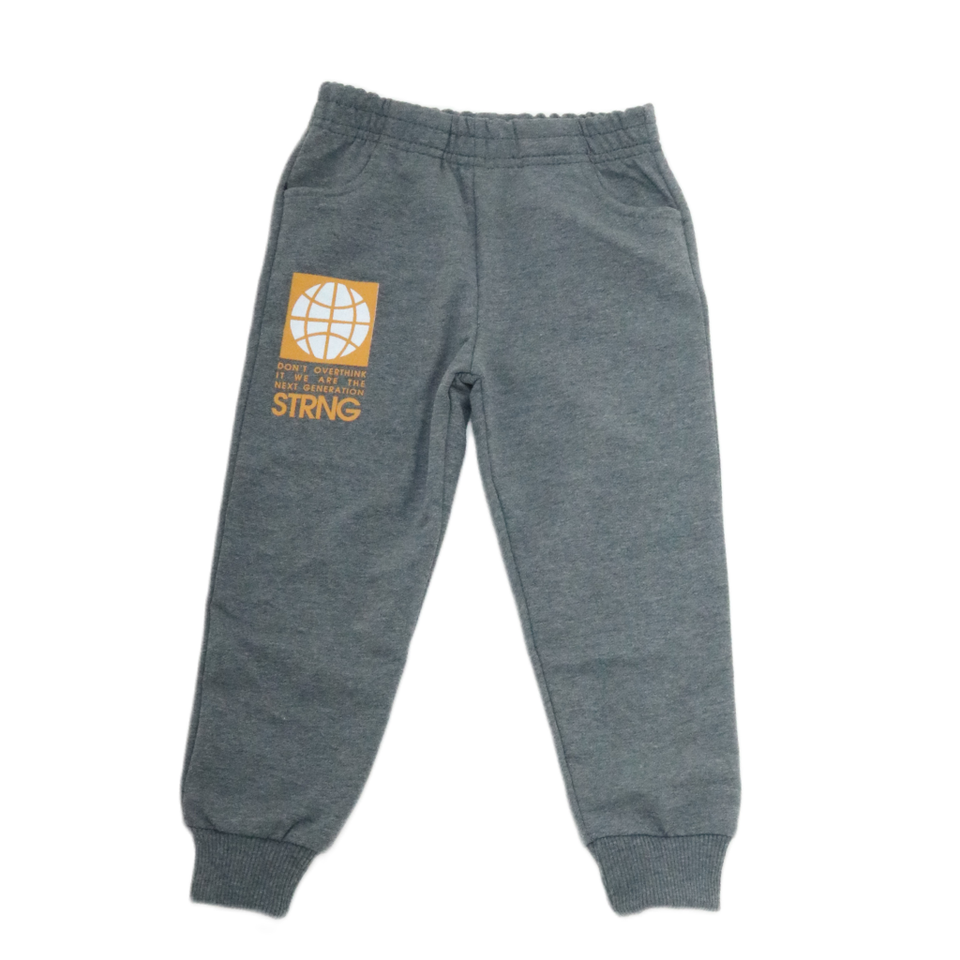 Boy's Yellow "STRNG" T-Shirt and Shorts Set