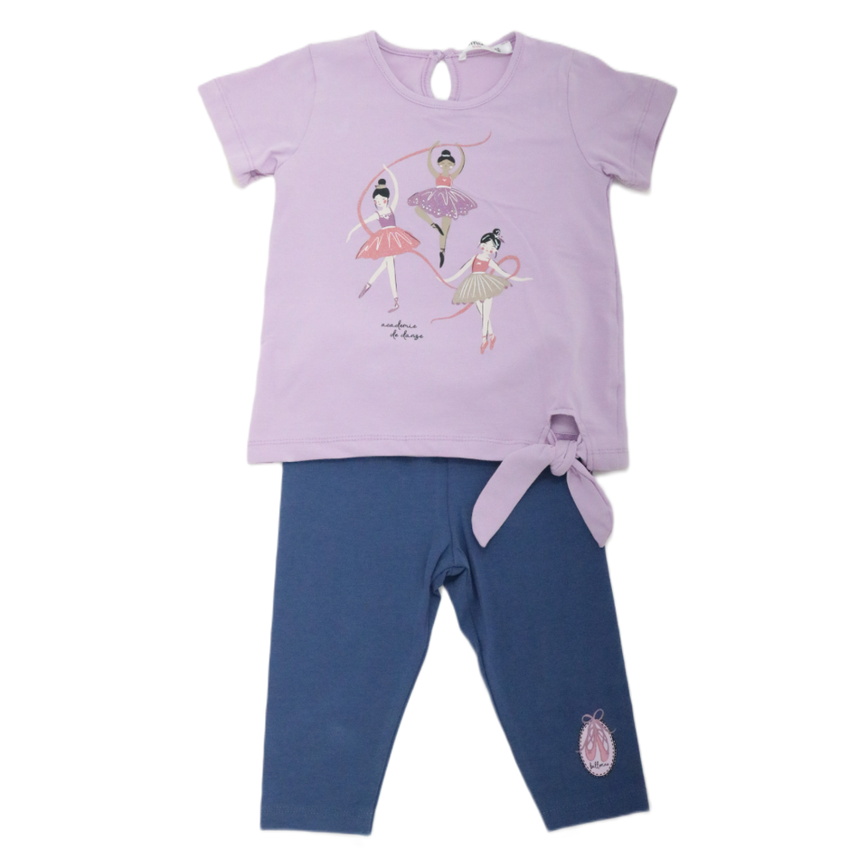 Toddler Girls' Ballerina Top and Leggings Set