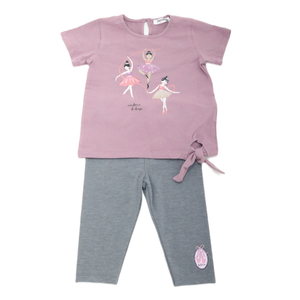 Toddler Girls' Ballerina Top and Leggings Set