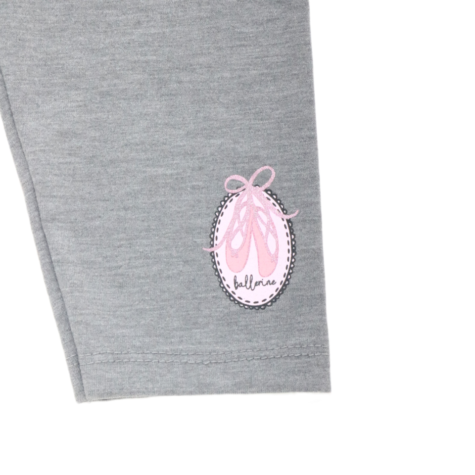 Toddler Girls' Ballerina Top and Leggings Set