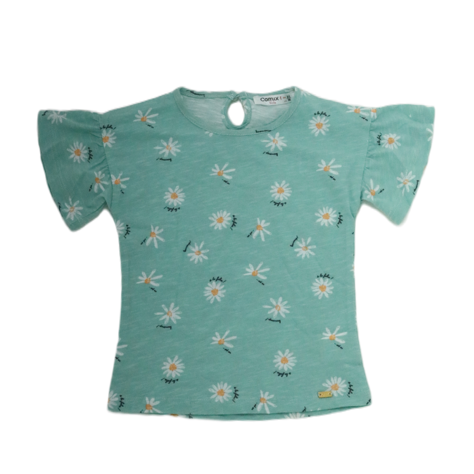 Toddler Girls' Floral Top and Shorts Set