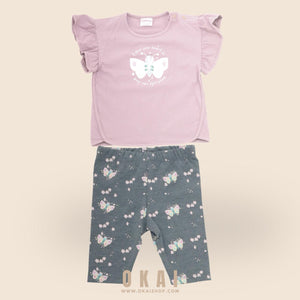 Kids' Long-Sleeve Top and Leggings Set